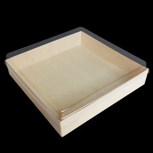 Caja de Madera con Tapa para Alimentos Vegetarianos, Empaque Ecológico de Madera, Caja de Madera de Venta Caliente - Product Image 3