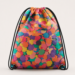 Sac à dos à cordon personnalisé par sublimation, impression intégrale de qualité photo, sac à cordon pour voyage, sport, cadeau promotionnel - Product Image 5
