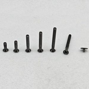 Vis autotaraudeuse M4 à tête Phillips en acier au carbone, métrique, droite, nickelée, pour tiroir métallique - Product Image 3
