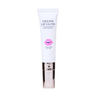 Tube de gloss à lèvres mini personnalisé en or, estampage à chaud doux, tube vide de luxe pour soins de la peau, pour la vente en gros de cosmétiques