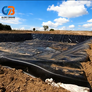 Géomembrane en polyéthylène haute densité (HDPE) et PVC, 1 mm, imperméable, écologique, pour fermes de crevettes, fermes piscicoles, bassins à poissons, revêtement de barrage, durée de vie supérieure à 50 ans - Product Image 3