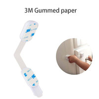 Serrures de sécurité pour bébés Serrures d'armoire à l'épreuve des enfants avec sangle adhésive réglable Loquets pour placard de toilette Four à micro-ondes