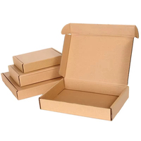 Boîtes en carton kraft pour l'emballage de chaussures, vêtements, cadeaux, boîtes en carton ondulé résistantes