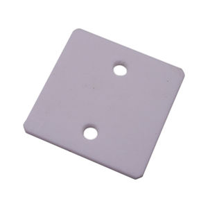 Joint carré en nylon blanc d'usine avec trous de fixation - Joint d'étanchéité isolant - Product Image 2