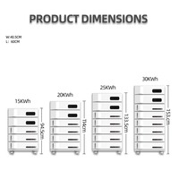 Système de Stockage Solaire Tout-en-un 15,36 kWh 300A - 51,2V LiFePO4, Onduleur 11KW pour l'Égalisation des pics de consommation et l'Alimentation de Secours