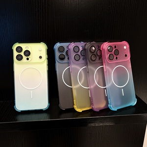Funda Magnética para Teléfono con Degradado Mate Avanzado para iPhone 17 11 12 13 14 15 16 Pro Max 17 Air con Película Protectora de Lente HD a Prueba de Golpes - Product Image 2