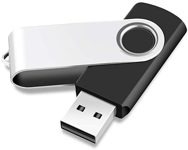 Wholesale Portable Metal USB 2.0 Flash Drive 4GB/8GB/16GB/32GB/64GB Swivel Shape White Gift Box New Memory Products