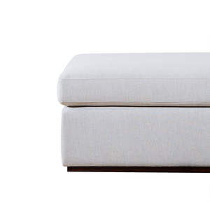 High Quality Fabric Ottoman Footrest <b>Stool</b> <b>with</b> Comfortable Cushion for Daily Use and Relaxation - Product Image 3