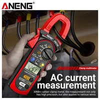 Pince ampèremétrique numérique ANENG PN106 AC/DC 4000 points de mesure, 600A, pour l'entretien automobile et électrique.