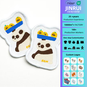 オリジナルブランドロゴバッジをデザインしましょう。服や帽子に。可愛いアニメ、高級織り刺繍ワッペン、低MOQ衣料ラベル。 - Product Image 6