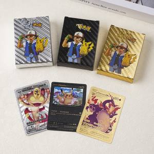 Vente en gros 55 pièces par boîte Jeu de cartes à jouer en or Cartes Pokmon de luxe Booster Box Cartes de jeu à échanger - Product Image 3