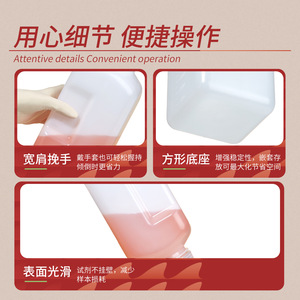 Labshark Reagent Bottles PP HDPE Transparent Brown Wide Mouth <b>Narrow</b> Mouth Large Capacity For Chemical <b>Storage</b> - Product Image 3