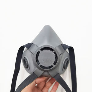 Masker Respirator karet pelindung bahan kimia, masker Filter Gas cat, masker Respirator konstruksi keselamatan PPE - Product Image 4