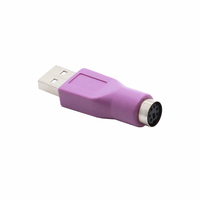 Adaptador USB Tipo A Macho a PS/2 Hembra KAICAP K-GC46MFKEY, Convertidor USB 2.0 con Salida de CC, Nuevo, para Ratón y Teclado