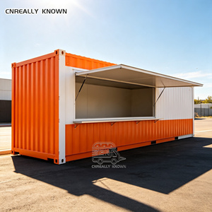 Conteneur préfabriqué avec aménagement de café, cuisine en acier inoxydable, restaurant modulaire - Product Image 1
