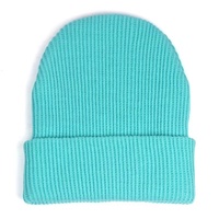Bonnet en tricot acrylique côtelé vertical avec applique en peluche de dessin animé, broderie personnalisée, bonnet d'hiver à revers, style streetwear, OEM