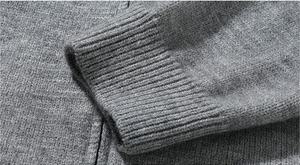 Unisex <b>Vintage</b> Breathable Solid Knit Oversized Fall Winter New Slouchy <b>Cardigan</b> Coat with Front Logo - Product Image 4