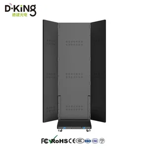 Indoor P2.5 Foldable LED Poster <b>Screen</b> Seamless Splicing Mobile LED Display Phone Controlled - Product Image 3