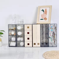 Organisateur de bijoux en plastique transparent de type tiroir, multi-niveaux avec crochets, anti-poussière, design anti-emmêlement pour