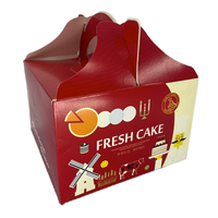 Boîte à gâteau recyclable de conseil ivoire mat de stratification pour des cadeaux de nourriture à emporter de chips de pomme de terre de sushi