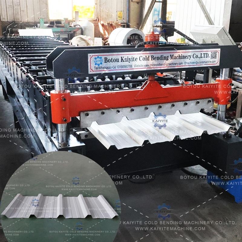 Glazed Metal Tiles Making Roof Panel