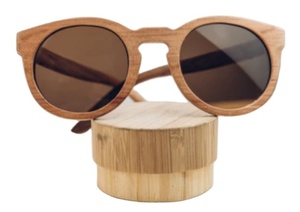 Gafas tre personalizadas biểu tượng tùy chỉnh phân cực kính mặt trời unisex men Retro gương chất lượng hàng đầu bằng gỗ Kính mát tre - Product Image 2