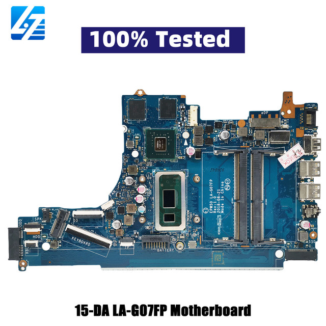 Repair LA-G07FP Laptop Motherboard for HP Pavilion 250 G7 15-DA With I3 I5 I7 8th 10th Gen CPU V2G GPU L35245-001 L52746-601