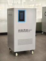 Régulateur de tension automatique triphasé à commande numérique 50 kVA 75 kVA en cuivre, courant alternatif 400 V, certifié CE, usine Hubei