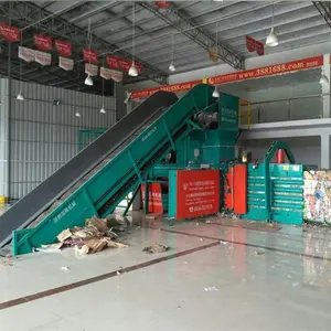 carton compress cardboard automatic baler machine for sale