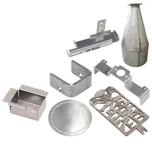 Kunden spezifische Metallteile Werkstatt Umform produkte Aluminium Schweißen Blech bearbeitung Stanzen Biegen Herstellung Blech