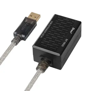 빠른 전송 USB 60M 익스텐더 블랙 Cat5/5e/6 여성-남성 USB 1.1 연장 어댑터 케이블 카메라 프린터 웹캠