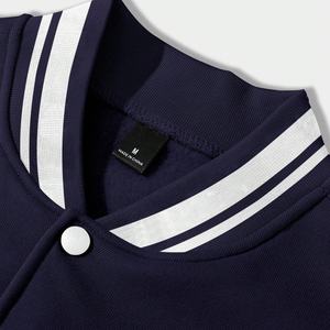 Veste bomber varsity pour homme, style streetwear, vente chaude 2025, logo brodé en chenille 3D de haute qualité, hiver - Product Image 3