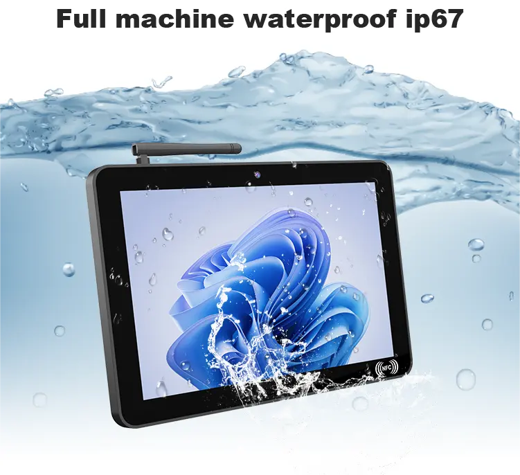 2024 Touch Panel Pc Ip67 Waterdichte Mini Pc Fanless Touch Panel Pc Alles In Een Nfc Android 11.0 Touchscreen Monitor