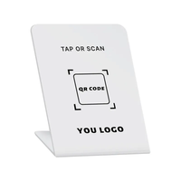Soporte de Mesa Impermeable con Código QR NFC 213 215 para Programación RFID en Bares, Restaurantes y Hoteles