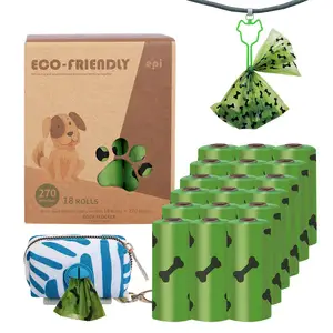 Grosir anjing sekali pakai limbah-Biodegradable Compostable Sekali Pakai Limbah Perlengkapan Pati Jagung Anjing Tas Kotoran
