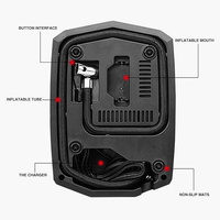 Gonfleur numérique de pneus 150 PSI, compresseur d'air pour voiture, motos, vélos, 12 volts DC, pompe de compresseur d'air Portable pour voiture