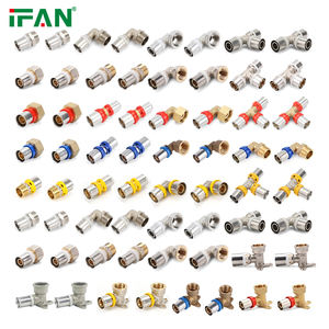 IFAN Usine Raccords de Tuyauterie PEX AL PEX <span class=keywords><strong>Multicouche</strong></span> Tubo Multicapa Raccord <span class=keywords><strong>Multicouche</strong></span> Pressfitting U <span class=keywords><strong>TH</strong></span> Laiton Raccords à Sertir PEX - Product Image 1