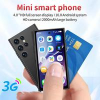 Mini smartphone Android 10.0 de haute qualité, 4 pouces, double SIM, téléphone portable avec longue autonomie, mini téléphone mobile intelligent 3G, OEM