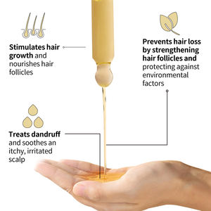 Private Label olio per la crescita dei capelli al rosmarino biologico naturale trattamento per la ricrescita dei capelli massaggio per la cura del cuoio capelluto olio per cuoio capelluto - Product Image 3