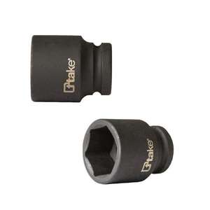 Llave de vaso hexagonal de 12 mm con punta de 1/2 pulgada, óxido negro, para reparación industrial y automotriz - Product Image 1