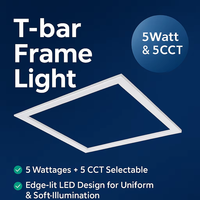 Éclairage LED encastré en T de haute qualité à prix avantageux, homologué ETL & CETL, avec garantie de 5 ans, construction en aluminium, intensité variable