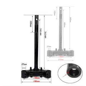 אופנוע מסתובב טור GY6125 כיוונית עמודת Riser 19mm הוא מתאים עבור אביזרי קורקינט חשמלי - Product Image 3
