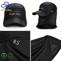 Chapeau de soleil unisexe avec protection UV et rabat de nuque, personnalisable avec logo OEM, idéal pour la pêche et la randonnée