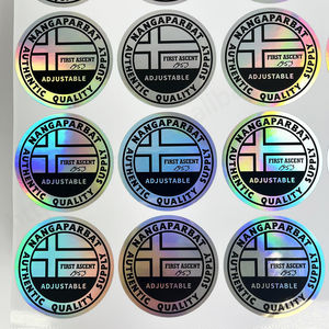 Etiquetas adhesivas holográficas con logotipo impermeable y logotipo personalizado - Product Image 2