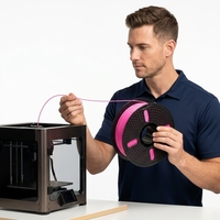 Filament PLA YAFONA 1KG 1,75 mm, matériaux pour imprimante 3D, plastique PLA importé, filament PLA