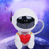 Projecteur d'étoiles Astronaute, Projecteur d'étoiles Lumière Galaxie pour Enfants, Lumières LED Réglables à Distance pour Chambre à Coucher, Décoration Chambre Fille