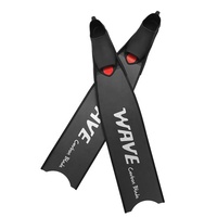 Vente en gros OEM/ODM – Palmes de plongée en fibre de carbone Water Pro pour la pêche sous-marine et la plongée libre, palmes de plongée en fibre de verre et carbone