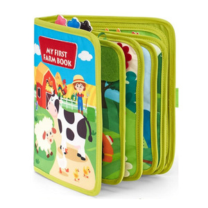 Whole Sales Design Montessori Toys Felt Dairy Cow Pasture Quiet <strong>Book</strong> for Toddler Early <strong>Education</strong> Felt Busy <strong>Book</strong> - Product Image 1