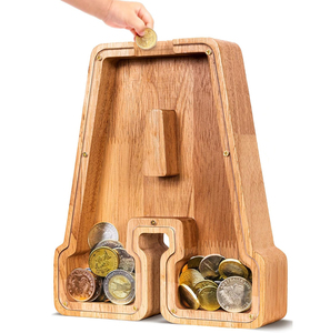 Hucha grande <span class=keywords><strong>de</strong></span> madera para niños-<span class=keywords><strong>Caja</strong></span> <span class=keywords><strong>de</strong></span> <span class=keywords><strong>ahorro</strong></span> <span class=keywords><strong>de</strong></span> dinero con letras personalizadas, regalo creativo - Product Image 3