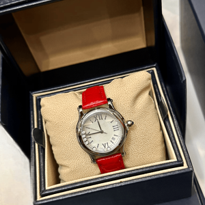 Reloj Digital Vintage con Decoración de Diamantes Deslizantes, Movimiento Mecánico, Acero Inoxidable de 30 mm, Cierre Oculto, Cristal de Zafiro, 30 bar - Product Image 1